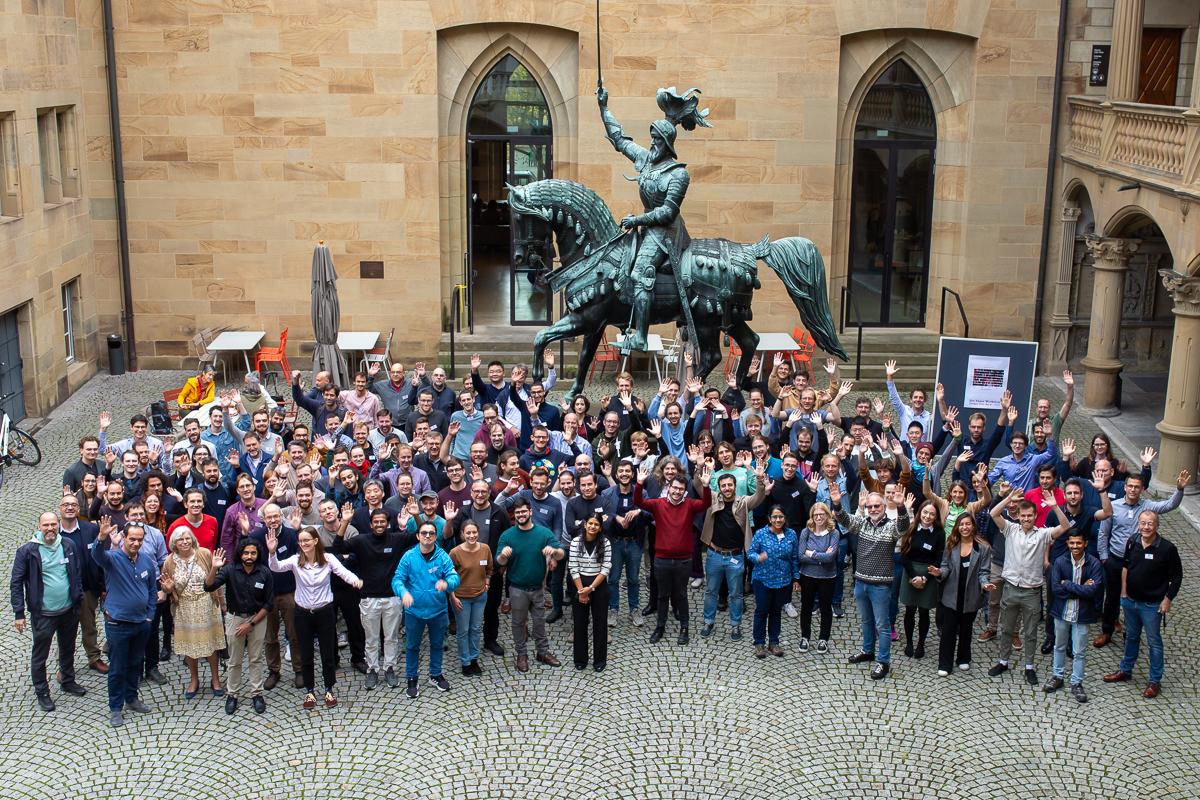 Group picture at Stuttgart's Old Castle
